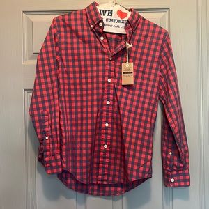 New with tags, Abercrombie, longsleeve, poplin stretch